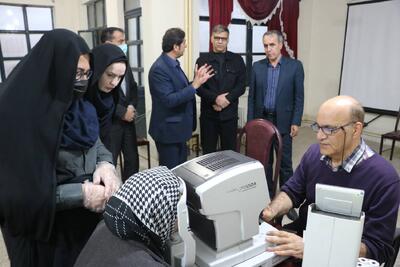  ارائه خدمات چشم پزشکی رایگان به مددجویان کمیته امداد ایلام