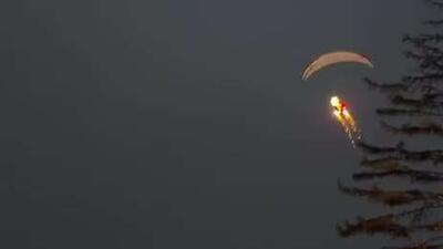  امروز در جریان بازار کریسمس، سورتمه‌ای با گوزن‌های شمالی بر فراز بازار رادزمین (استان ماسووی) به پرواز درآمد