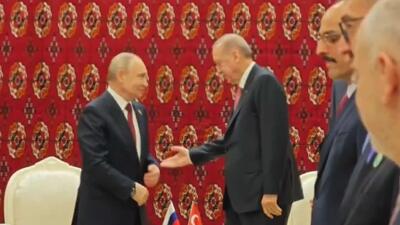 دیدار روسای جمهور روسیه و ترکیه