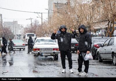 طراوت بارش باران و برف پاییزی در بام ایران   تصاویر - تسنیم