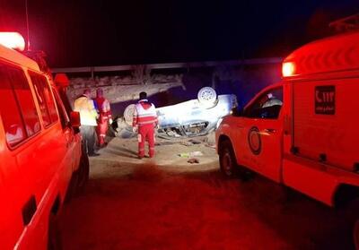 واژگونی اتوبوس در محور سرچم ـ اردبیل با 23 مصدوم - تسنیم