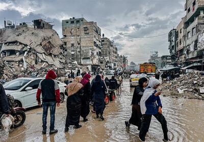 کمیسر آنروا: شدت باران‌ بر رنج مردم غزه افزود - تسنیم