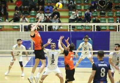 برد مس سونگون در دربی والیبال تبریز - تسنیم