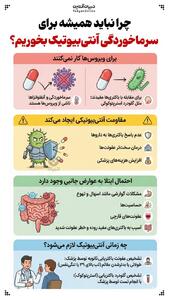 چرا نباید همیشه برای سرماخوردگی آنتی‌بیوتیک مصرف کرد؟