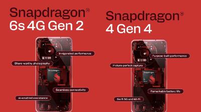  کوالکام تراشه اسنپدراگون ۴ نسل ۴ 5G و اسنپدراگون 6s نسل ۲ 4G را رونمایی کرد