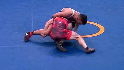 برد گودیف مقابل نعمتی در فینال لیگ برتر کشتی