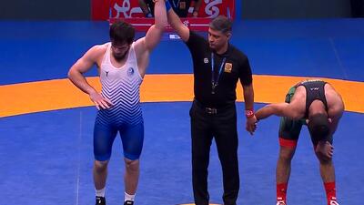 پیروزی کادیف روس مقابل شمسی پور در وزن 86