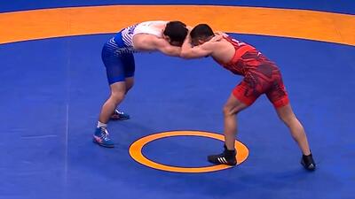 پیروزی ادریسوف مقابل رضا اطری در فینال