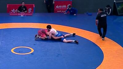 پیروزی کادیف مقابل اکبری در فینال 86 KG