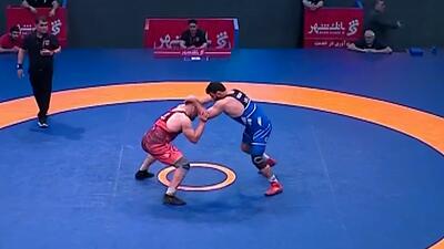 برد مقتدرانه حسن یزدانی مقابل مجتبی گلیج