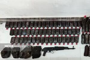 کشف محموله مواد مخدر و سلاح جنگی در مرزهای سیستان وبلوچستان