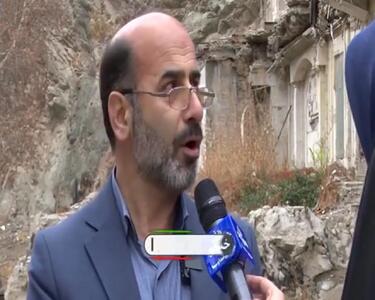 فیلم تخریب اَبَر ویلای شخص ذی‌نفوذ در حاشیه‌ رود کرج