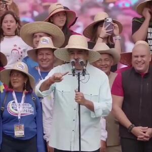 واکنش مادورو به تهدیدهای ترامپ/فیلم