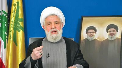  شیخ نعیم قاسم: خطر تجاوز اسرائیل، فقط متوجه لبنان نیست