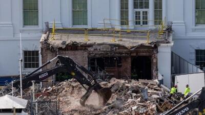  شکایت نهاد زیر نظر کنگره آمریکا از ترامپ به دلیل تخریب بخشی از کاخ سفید