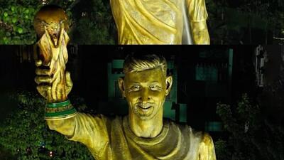 استقبال هندی‌ها از مسی! | آنها هم دنبال ماشین دویدند!