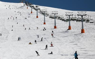  اولین تصاویر از آماده‌سازی پیست اسکی توچال (فیلم)