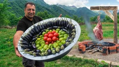 طرز تهیه دلمه به روش روستاهای آذربایجان (فیلم)