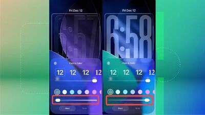  اپل در iOS ۲۶.۲ کنترل Liquid Glass را به صفحه قفل آیفون بازگرداند