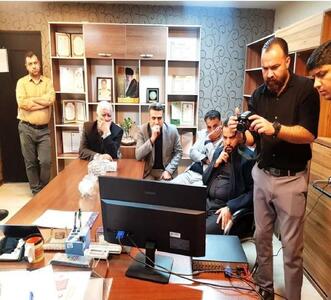 تصاویری از حضور جواد علیکردی در اداره پلیس مشهد