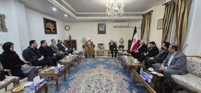 نشست هیئت ایرانی با مسئولان فرهنگی و سیاسی کشور در دهلی‌نو