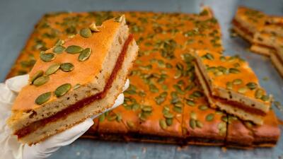  طرز تهیه کیک باقلوایی کدو حلوایی، کیکی که هیچ جا پیداش نمیکنی !