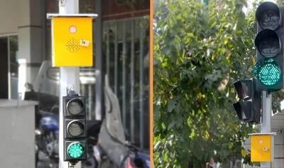 نصب چراغ راهنمایی برای کاهش تصادف در منطقه ۱۸ تهران