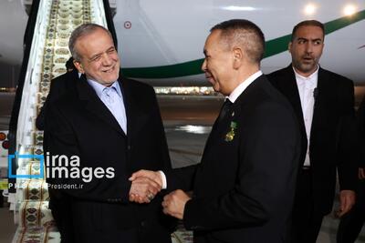 تصاویر: سفر رئیس جمهور به ترکمنستان