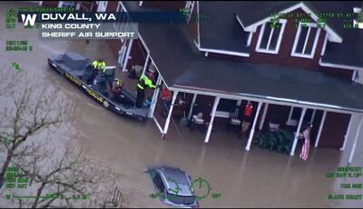 واشنگتن را آب برد +ویدیو