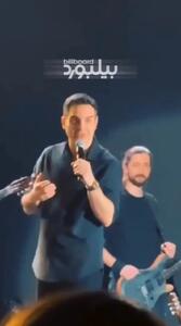 واکنش محسن یگانه به نشان دادن پرچم بحرین در کنسرتش