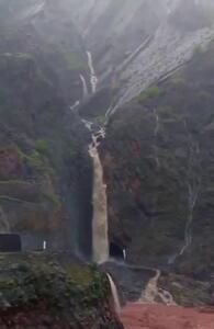 جاری شدن رودخانه سزار در دل کوه‌های لرستان