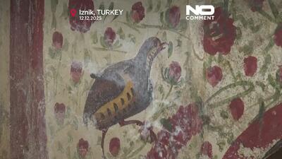 کشف نقاشی دیواری نادر از عیسی مسیح