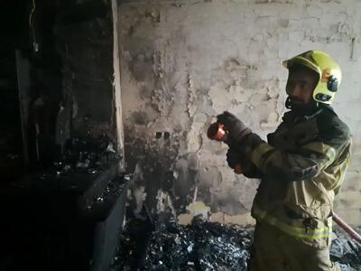 آتش‌سوزی مرگبار در شهر شهباز؛ یک نفر جان باخت