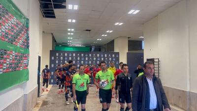 حواشی قبل از آغاز بازی سایپا - شهرداری نوشهر