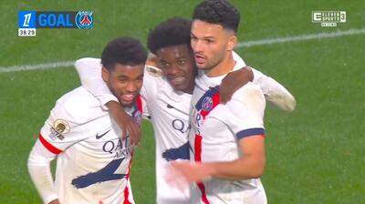 گل دوم پاری سن ژرمن به متز (کوئینتین جانتو)