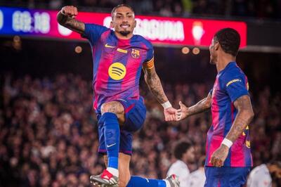 پیروزی شیرین بارسلونا مقابل اوساسونا با دبل ستاره برزیلی