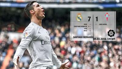 نوستالژی/ رئال مادرید 7-1 سلتاویگو (پوکر رونالدو فصل 15-2016)