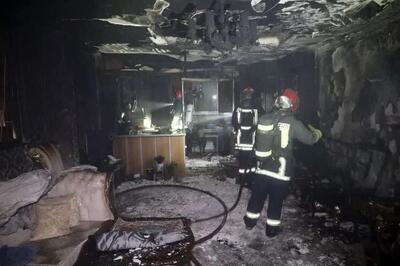  یک کشته و یک مصدوم بر اثر آتش‌سوزی منزل مسکونی در شهر شهباز