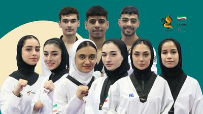کسب ۶ مدال رنگارنگ پاراتکواندوکاران در روز نخست مسابقات