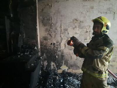  آتش‌سوزی منزل مسکونی در شهر شهباز یک کشته برجای گذاشت