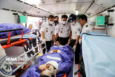  ۷ مصدوم در حادثه ترافیکی محور آبادان - ماهشهر