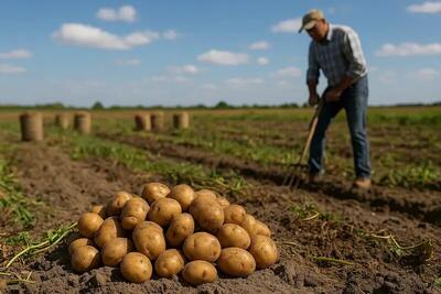  تولید ۱۰ هزار تن سیب‌زمینی در نهاوند