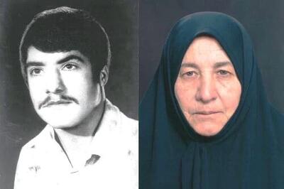  مادر شهید محمد قائدامینی هارونی پس از سال‌ها صبر به فرزند شهیدش پیوست