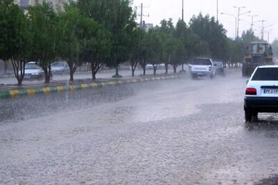  بارش ۵۸ میلی متر باران در برکه دکای شهرستان پارسیان