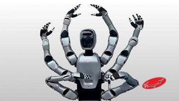  کارگر فوق‌العاده چینی رونمایی شد: ربات ۶ دست که ۳۰٪ بیشتر از انسان کار می‌کند - کلبه سرگرمی