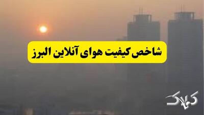 شاخص آلودگی هوای البرز امروز شنبه ۲۲ آذر ۱۴۰۴ - مجله اینترنتی کولاک