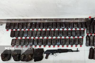 کشف محموله مواد مخدر و سلاح جنگی در مرزهای سیستان وبلوچستان