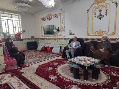  امام جمعه دشتستان با همسر آزاده شهید «محمد محمدی» دیدار کرد
