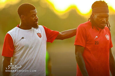 فشن‌شو به زمین تمرین پرسپولیس رسید؛ استایل متفاوت اوریه و بیفوما +عکس - پارس فوتبال