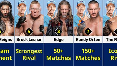 50 رقیب برتر جان سینا در طول دوران حرفه‌ای ستاره WWE؛ از رندی اورتون و راک تا براک لزنر و رومن رینز - پارس فوتبال